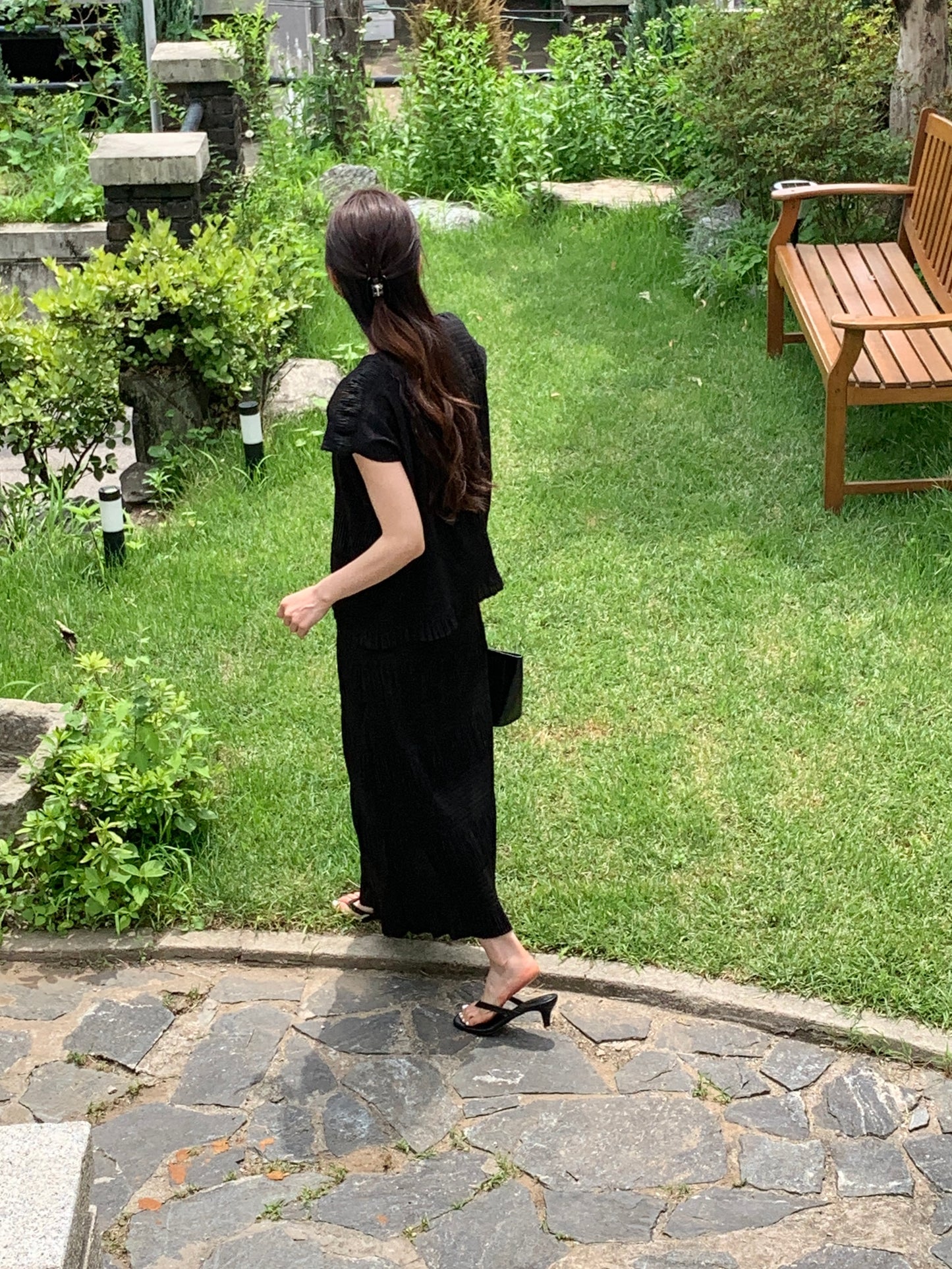 Pleated Texture Blouse