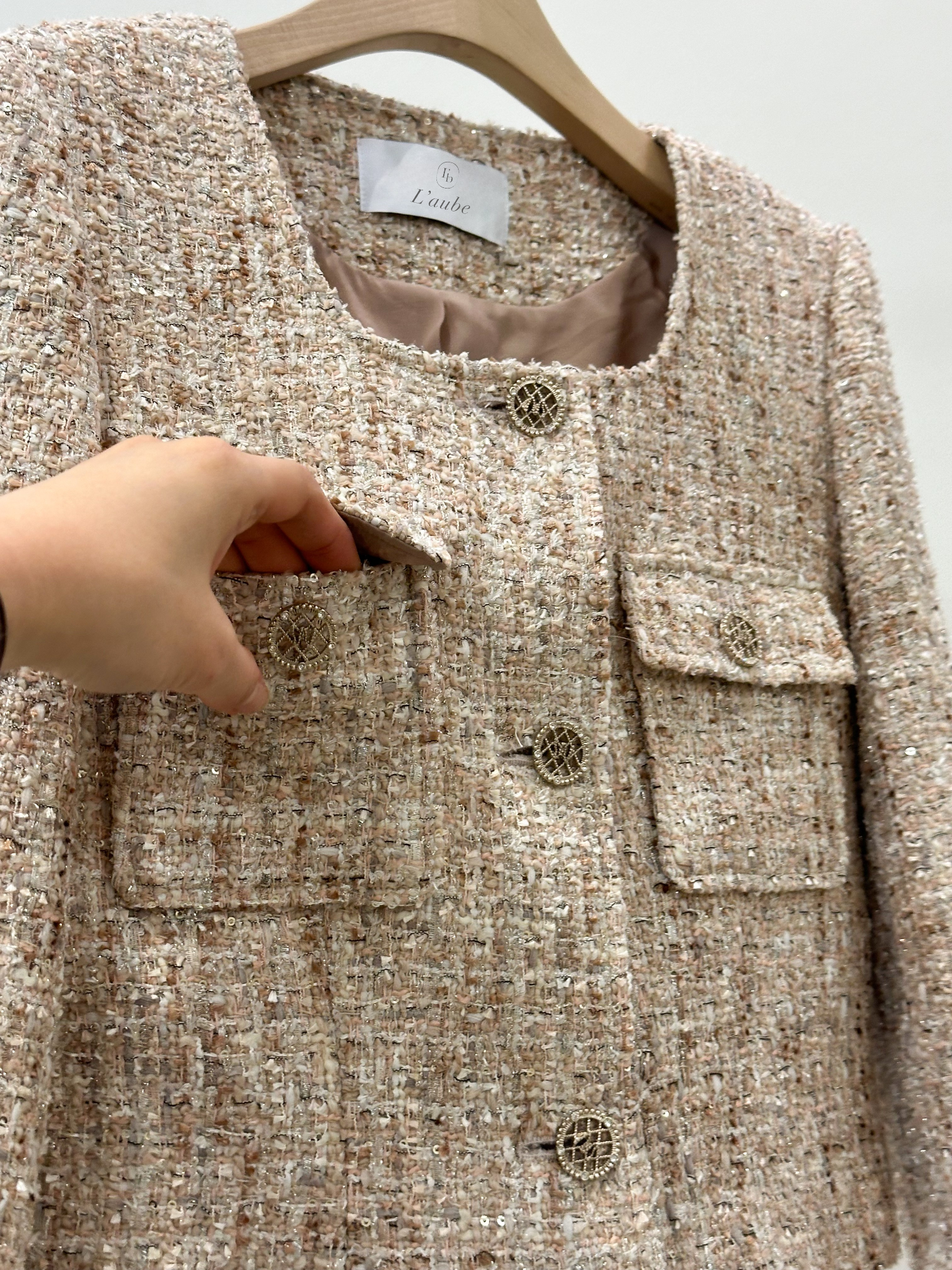 Tweed Jacket – L'aube Tweed Jacket – L'aube