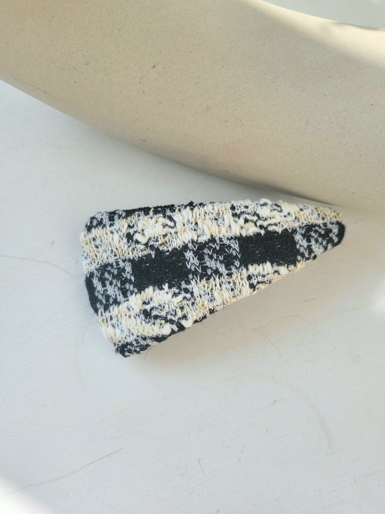 Handmade Tweed Hair Clip
