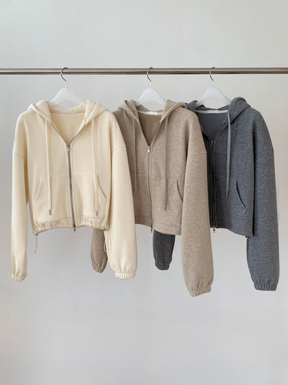 Fleece-Lined 2-Way Zip Hoodie