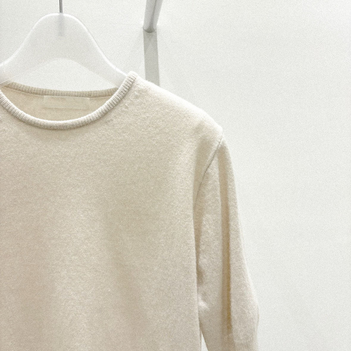 Cashmere Wool Blend Short-Sleeve Sweater