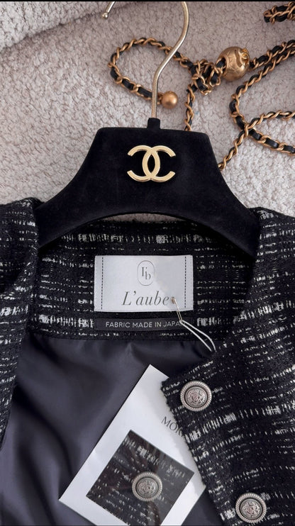 Classic Tweed Button Vest